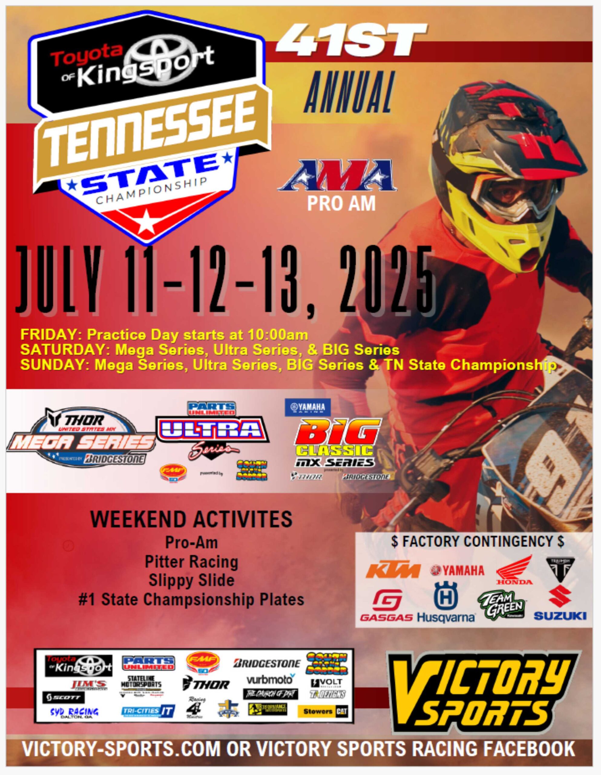 41st annual TENNESSEE STATE MOTOCROSS CHAMPIONSHIP presented by