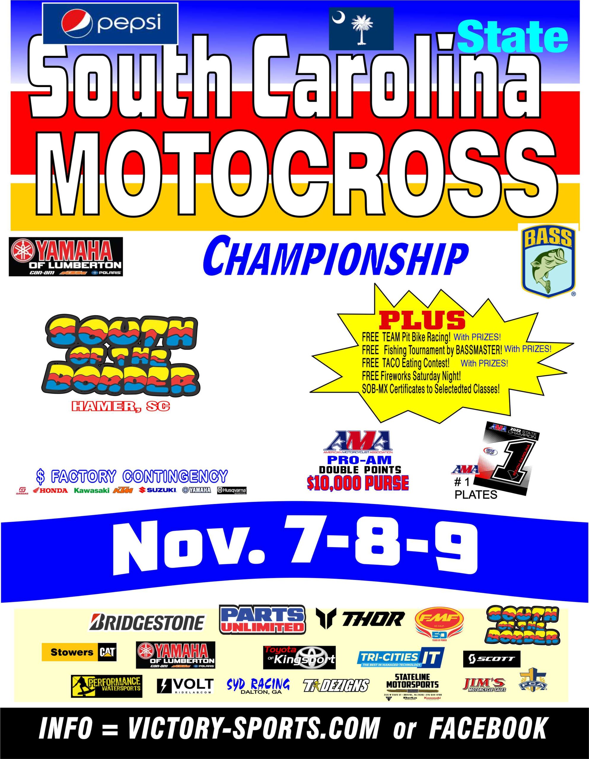 SOUTH CAROLINA MOTOCROSS – the PEPSI AMA South Carolina State